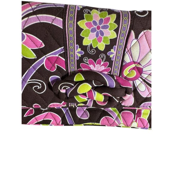 Purple Punch Vera Bradley Knot Just A Clutch Shoulder Bag Detach Strap - Picture 4 of 16